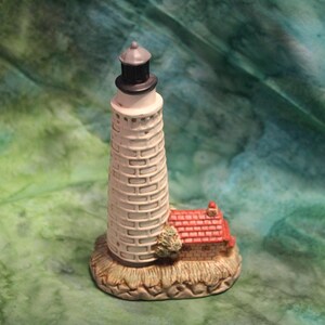 Vintage. Geo Z. Lefton Historic Lighthouse Night Light CANA ISLAND 1869 (#01117) 1993