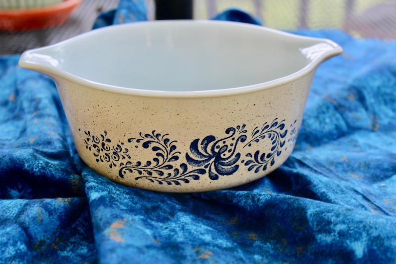 Rare Vintage Pyrex 472 'homestead' Casserole Dish, 1 1/2 Pint - Etsy