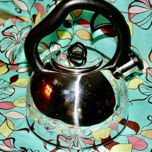 Vintage Faberware QQ15C Stainless Steel Tea Kettle