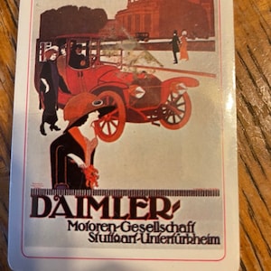 Vintage Mercedes /Daimler Card Deck, Original Sealed Card Deck