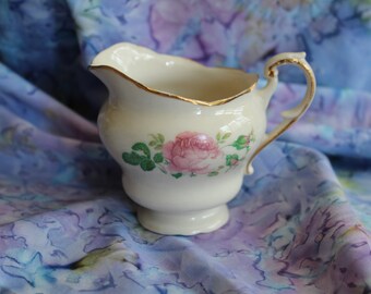 Vintage  Rochelle "Fire Chief" Pitcher or Creamer with Rose Motif