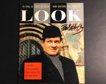 ボブ・ホープサイン入り写真　証明書付き ボブ・ホープのオリジナルサイン入り写真 - 額入り - Etsy 日本