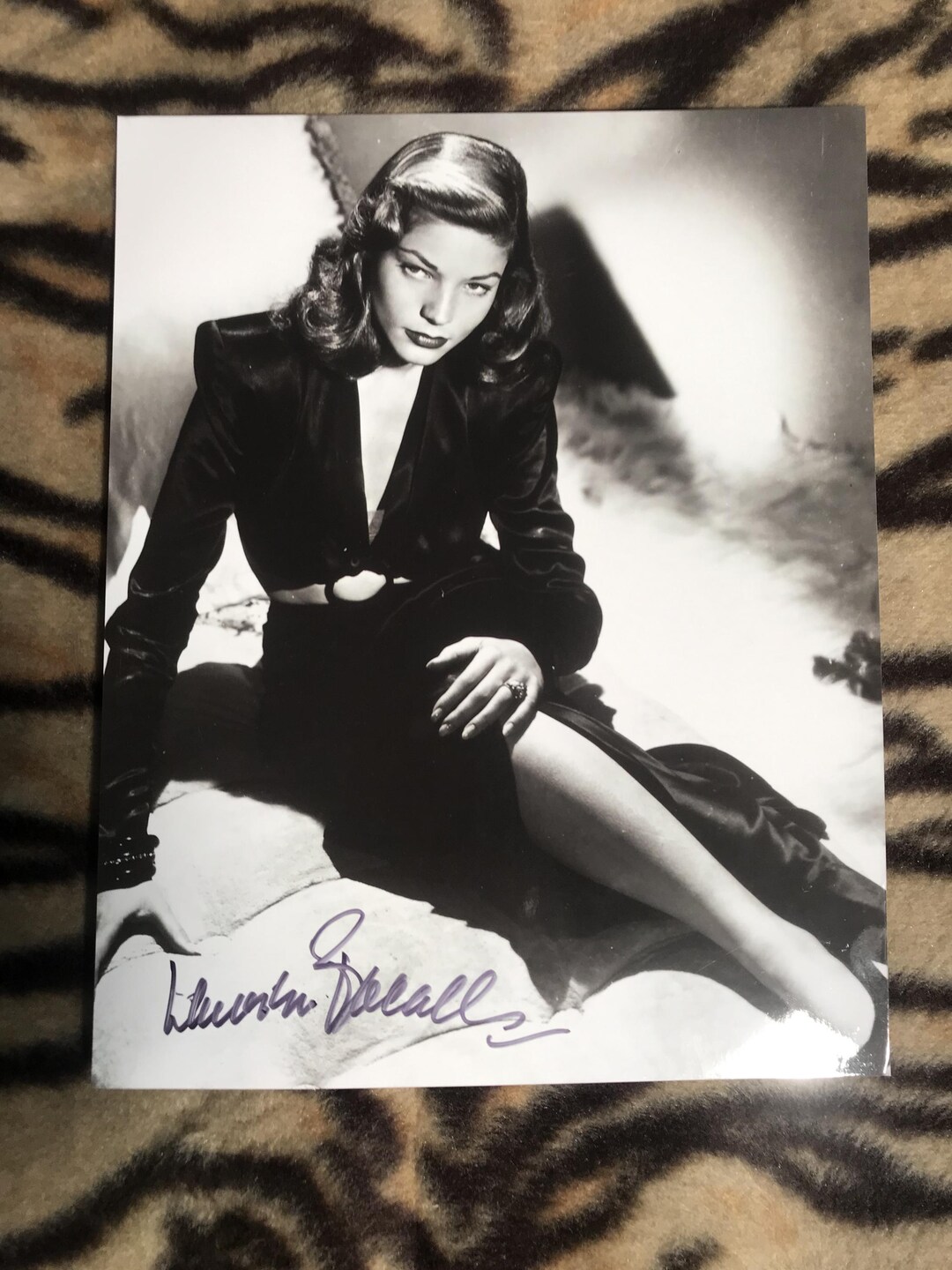LAUREN BACALL Hand Signed Photo Iconic Movie Star Actress Autographed ...