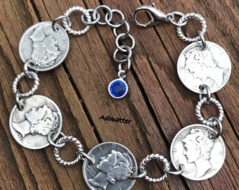 Mercury Dime Collection - Aurista Coin Jewelry