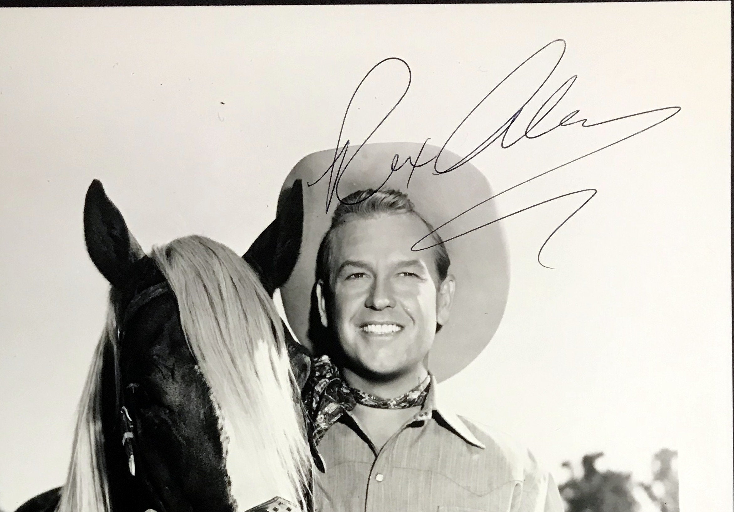 Rex Allen Hand Signed Autographed Photo 8