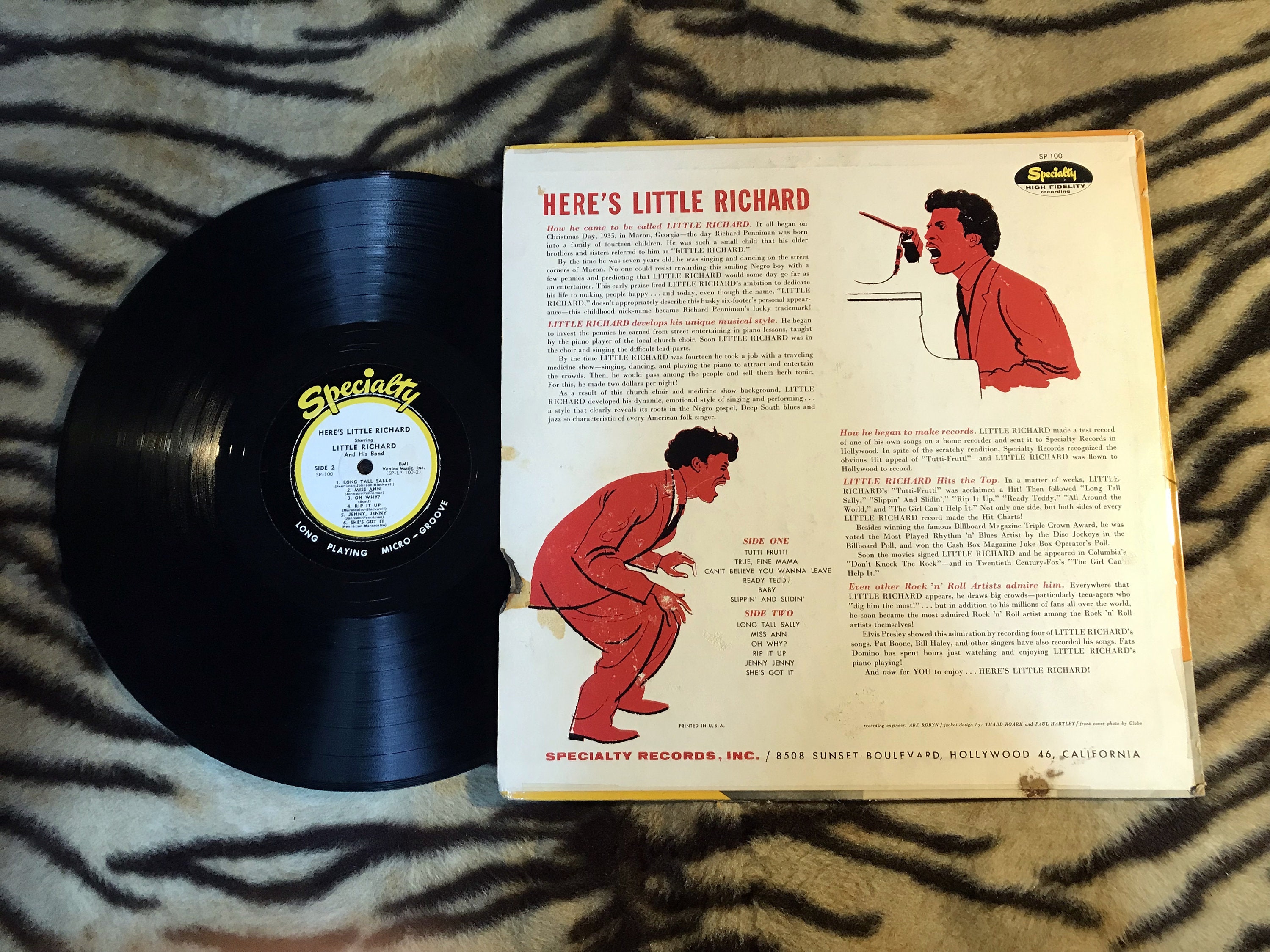 HERE'S LITTLE RICHARD Ridiculously Rare 1st Pressing Specialty