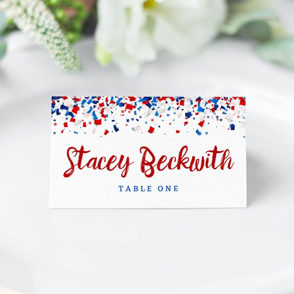 Blue Place Cards - Etsy