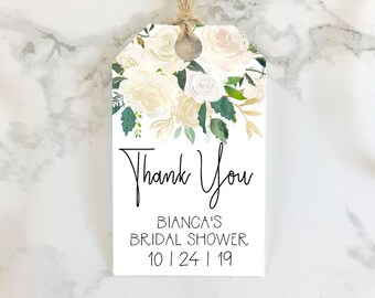 bridal shower favor tags etsy bridal shower gift tags