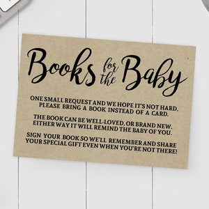 Printable Books for Baby Card Gender Neutral Books for the | Etsy