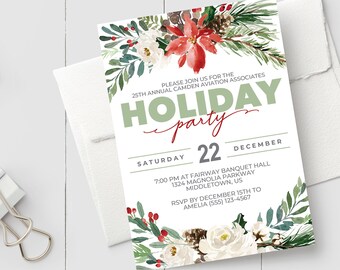 company christmas party invitations etsy company christmas invitations
