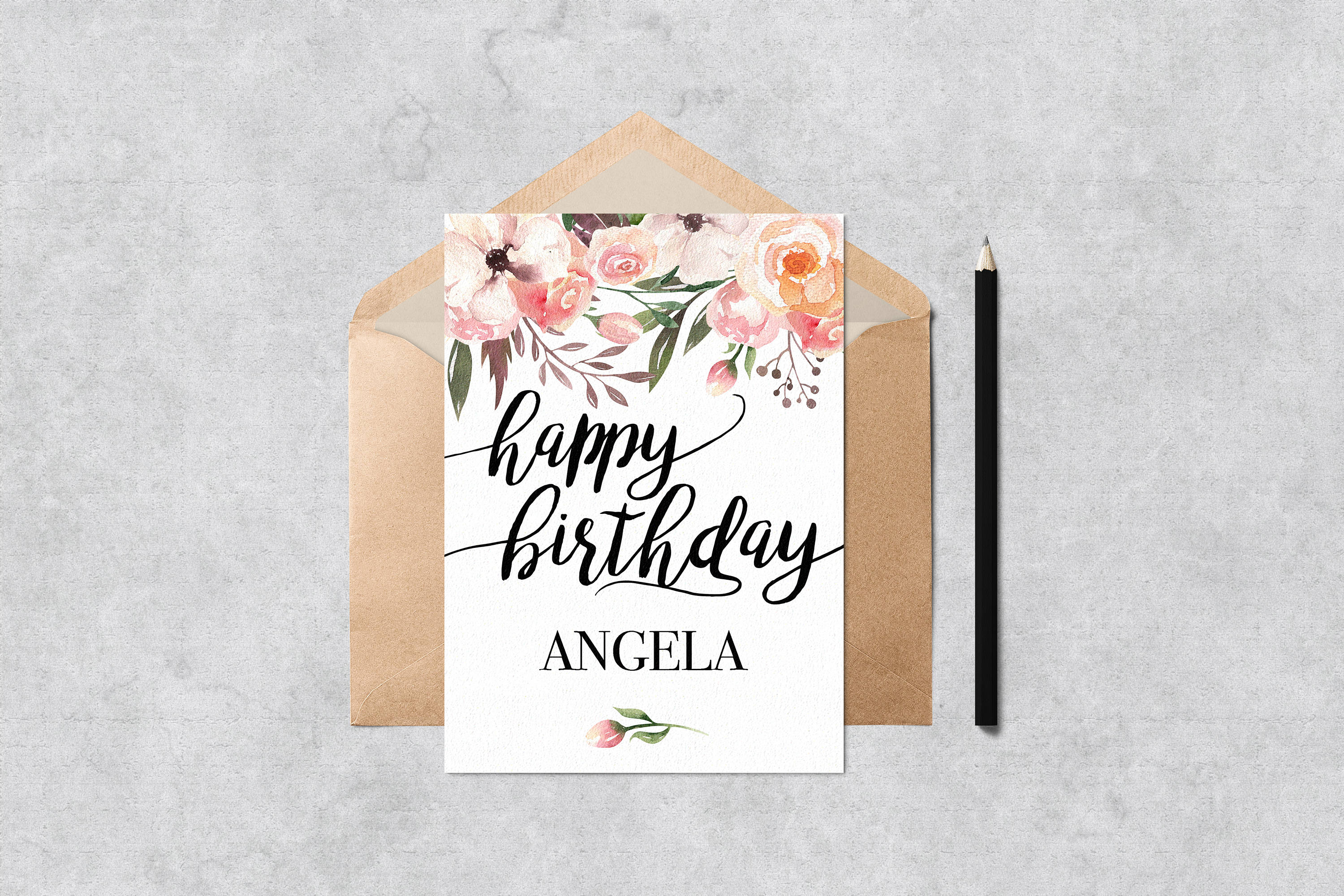 Printable personalized birthday card instant download - etsy
