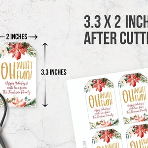 Printable Holidays Tags - Editable Christmas Gift Tags - Holiday Gift ...