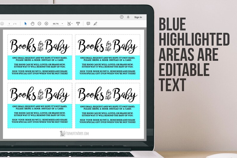 Printable Books for Baby Card Gender Neutral Books for the | Etsy