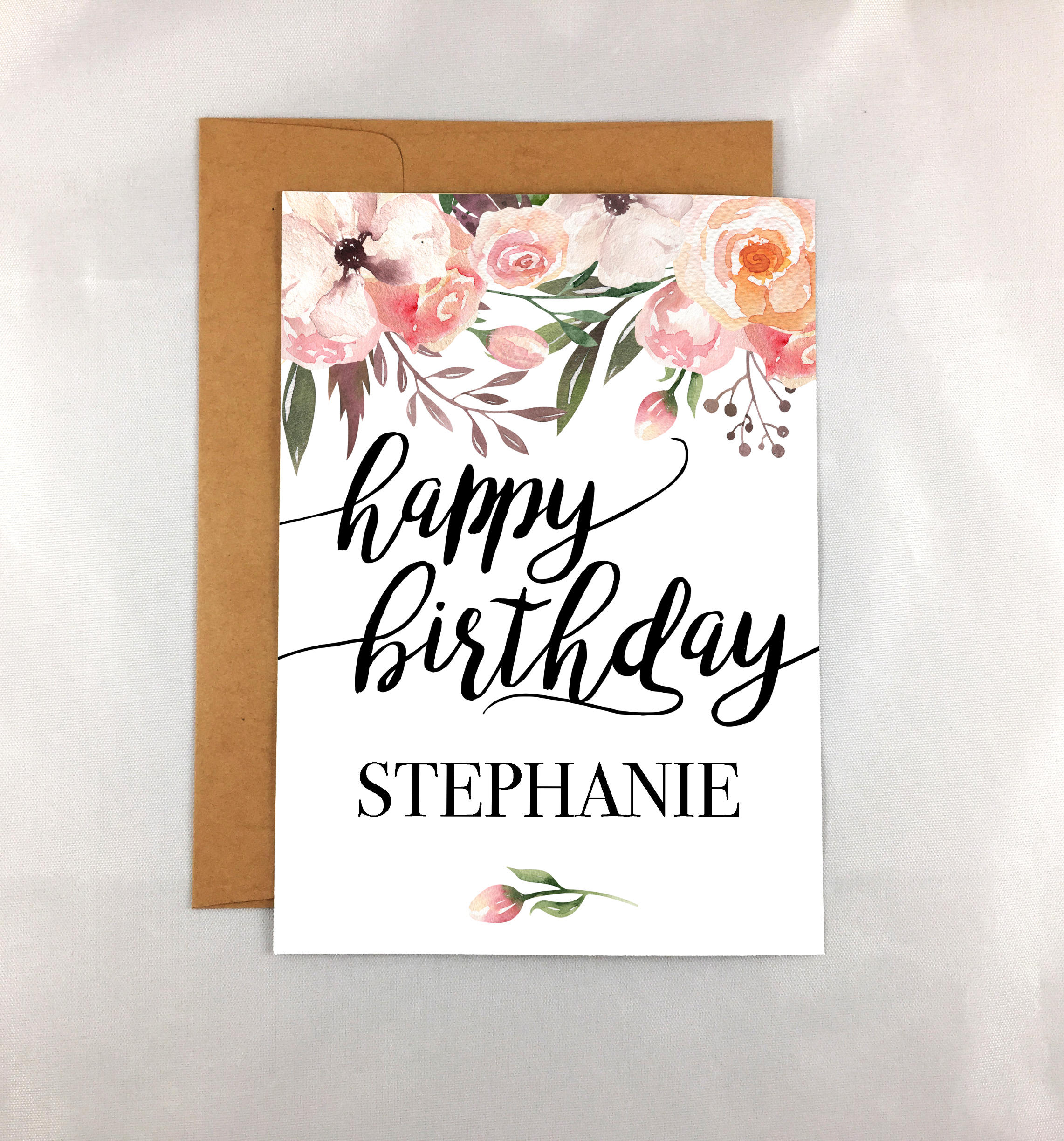 Printable Personalized Birthday Card Instant Download - Etsy