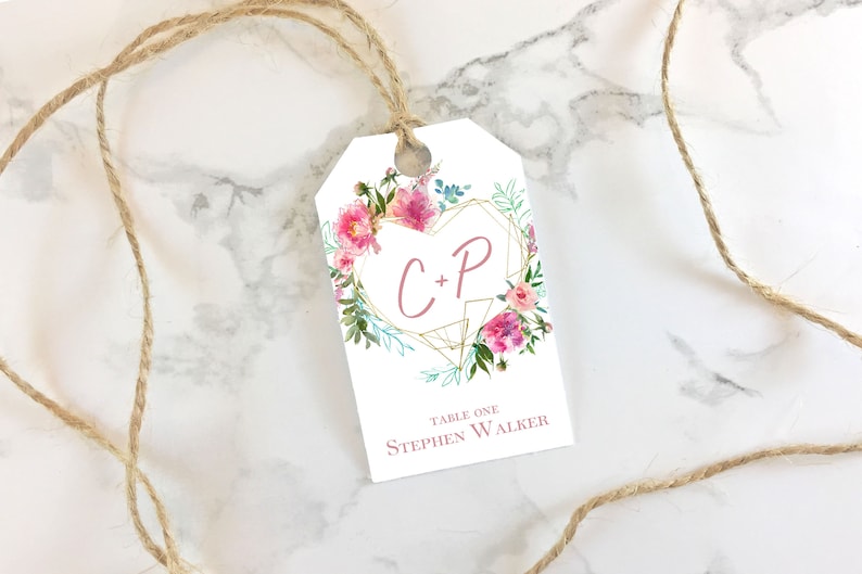 Printable Wedding Shower Tags
