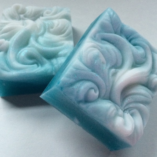 Ocean Waves Soap, Beach Theme Gift, Vegan, Made in Wisconsin