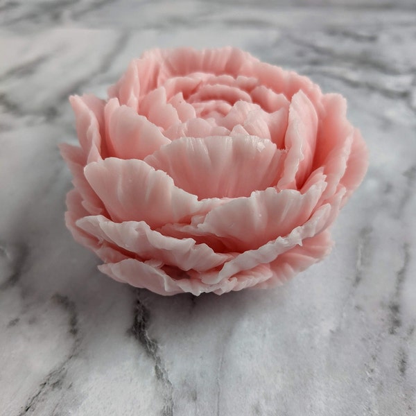 Peony Soap, Large Peony Soap, Floral Soap, Flower Shaped Soap, Gift for Gardeners