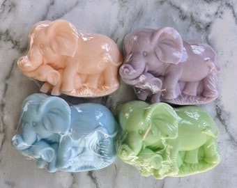 Elephant Soap, Baby Shower Favors, Vegan, Made in Wisconsin