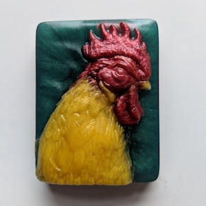 Rooster Soap, Gift for Farmer, Vegan, Made in Wisconsin