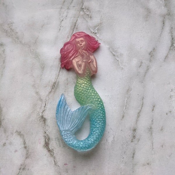 Mermaid Soap, Sea Nymph, Birthday Favors, Gift for Sailor, Mermaid Lover, Made in Wisconsin