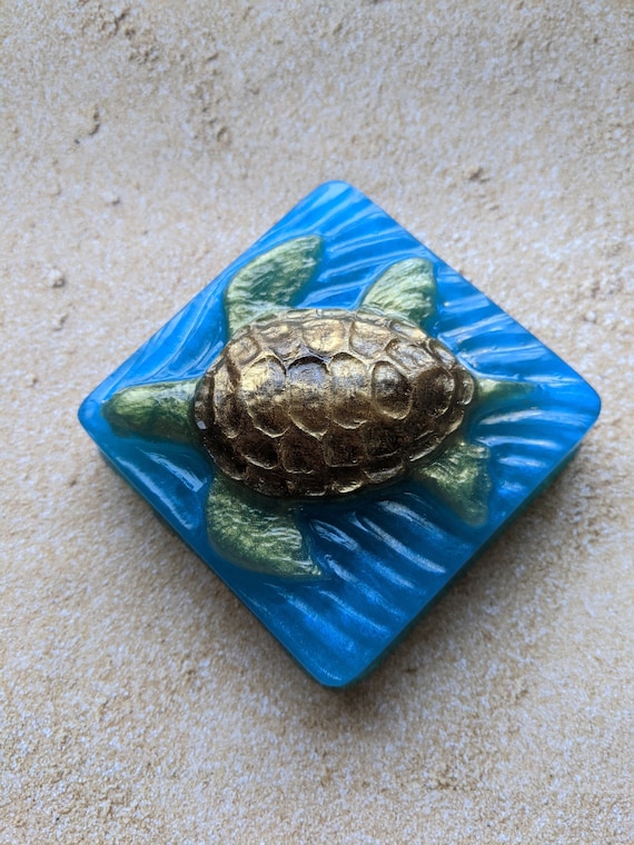 Turtle Soap, Marine Life Gift, Vegan, Made in Wisconsin