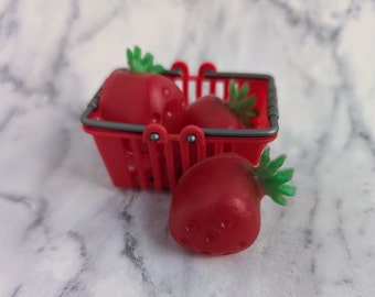 Mini Basket of Soap, Gift for Shopper, Vegan, Made in Wisconsin