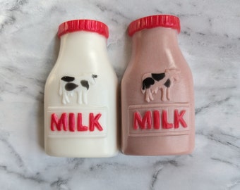Milk Bottle Soap, Gift for Dairy Lover, Vegan, Made in Wisconsin