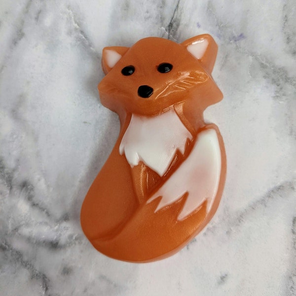 Fox Soap, Animal Soap, Fox Lover Gift, Cabin Soap, Woodland Animals, Forest Ranger, Vegan Soap, Waukesha, Made in Wisconsin