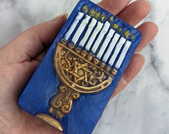 Menorah Soap, Hanukkah Gift, Glycerin Soap