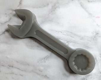Large Wrench Soap: Mechanic Gift, Handmade Glycerin Soap