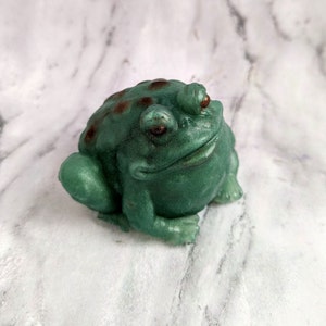 Toad or Frog Soap, Gift for Amphibian Lover, Vegan, Made in Wisconsin