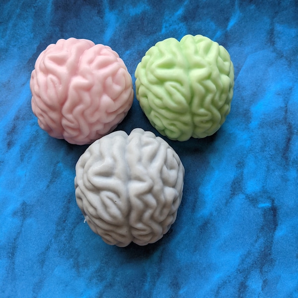 Brain Soap, Brain, Zombie Soap, Brain Gift, Medical Soap, Neurologist, Psychiatrist Gift, Zombie Soap, Body Part Soap, Medical Gift, Vegan