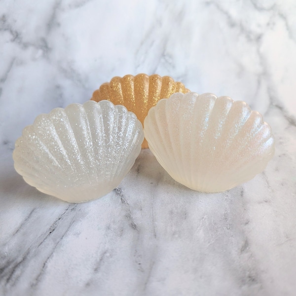 Sea Shell Soap, Gift for Beach Lover, Vegan, Made in Wisconsin