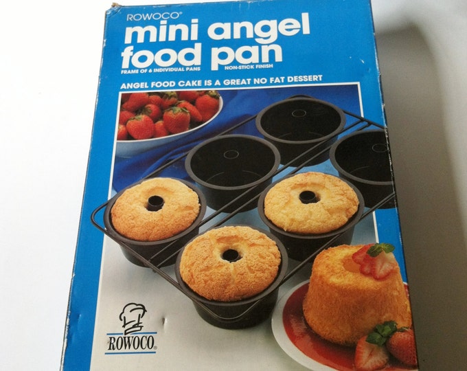 Rowoco Mini Angel Food Pans Frame of 6 Individual Pans Angel Etsy