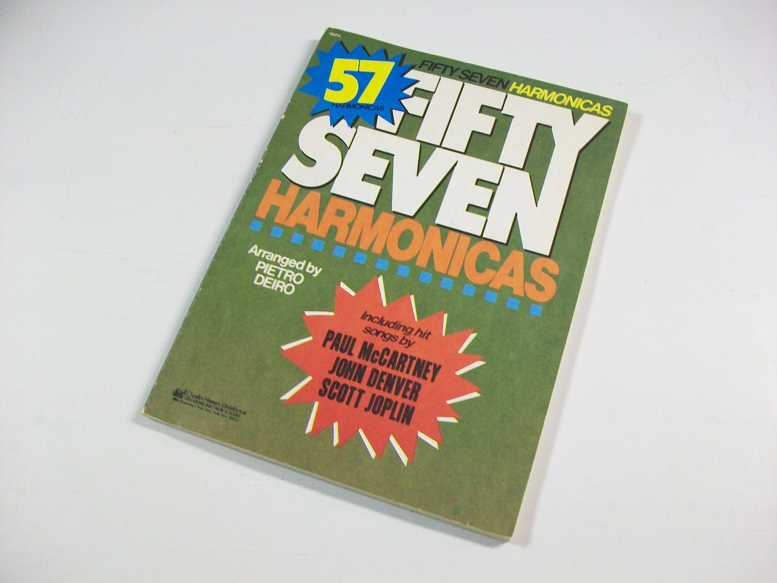 Fifty Seven Harmonicas Sheet Music Book Vintage 57 Harmonicas Etsy