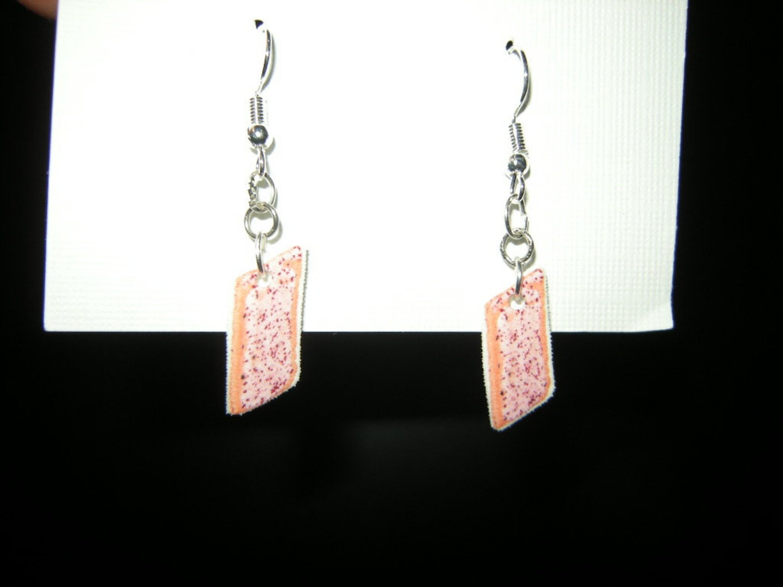 Toaster Pastry Pop Tart Inspired DANGLE Style Pierced Earrings