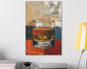 Rothko + Whiskey Glass