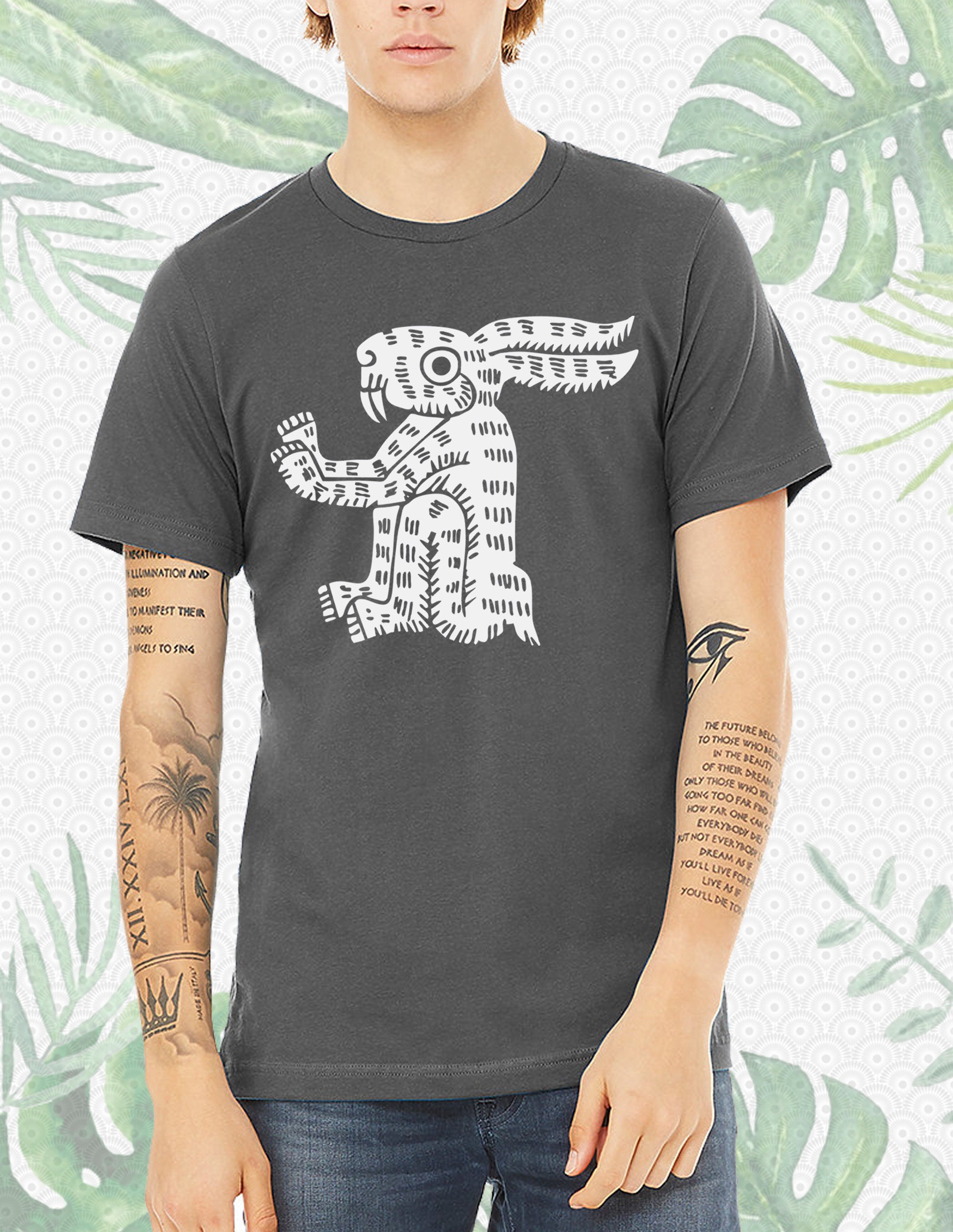Aztec Designs The Rabbit Tochtli The Moon Rabbit Etsy