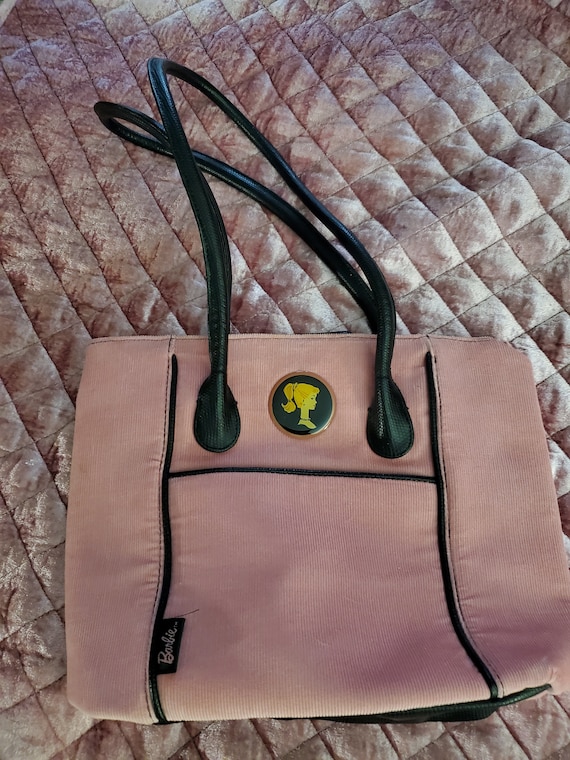 Vintage Barbie Pink Corduroy Purse Etsy