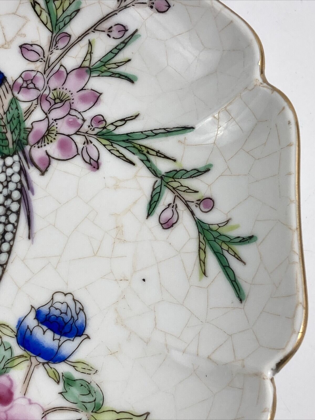 Vintage Japanese Macau Porcelain Colorful Bird Decorative Plate - Etsy