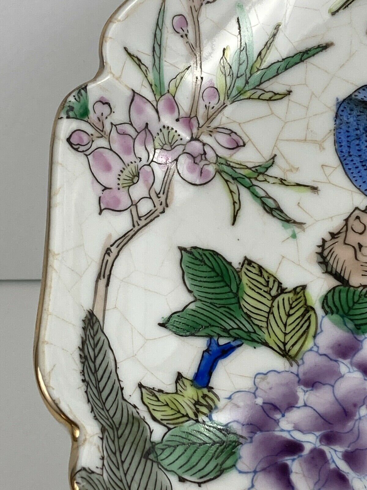Vintage Japanese Macau Porcelain Colorful Bird Decorative Plate - Etsy