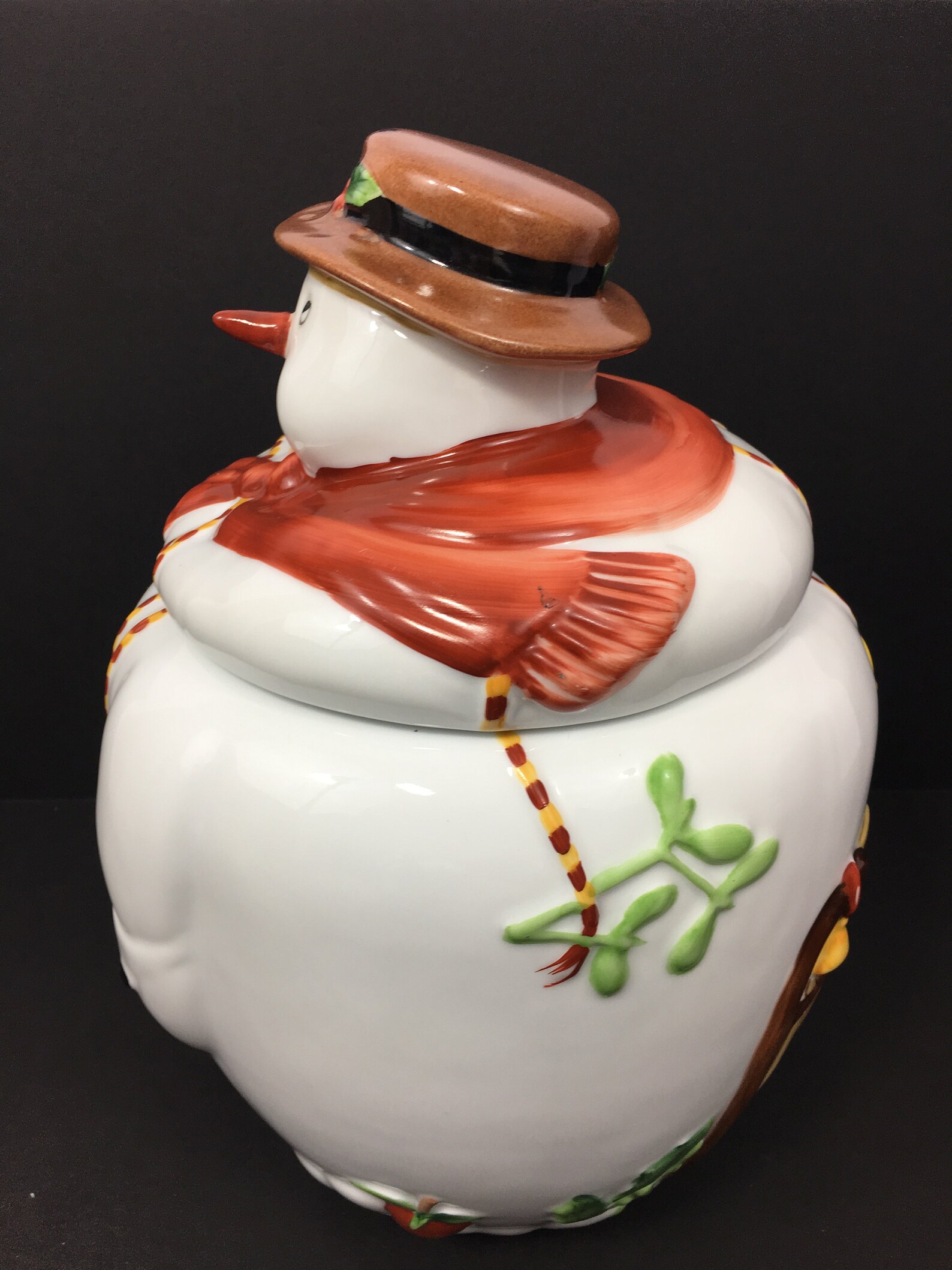 Villeroy and Boch 1980 Christmas Snowman Cookie Jar Retired Etsy Italia