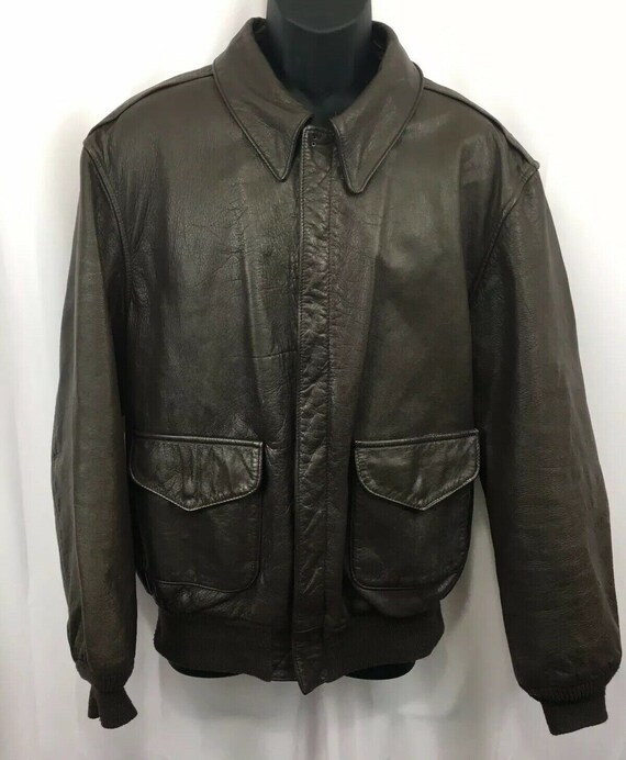 brown leather flight jacket vintage brown leather flight jacket vintage