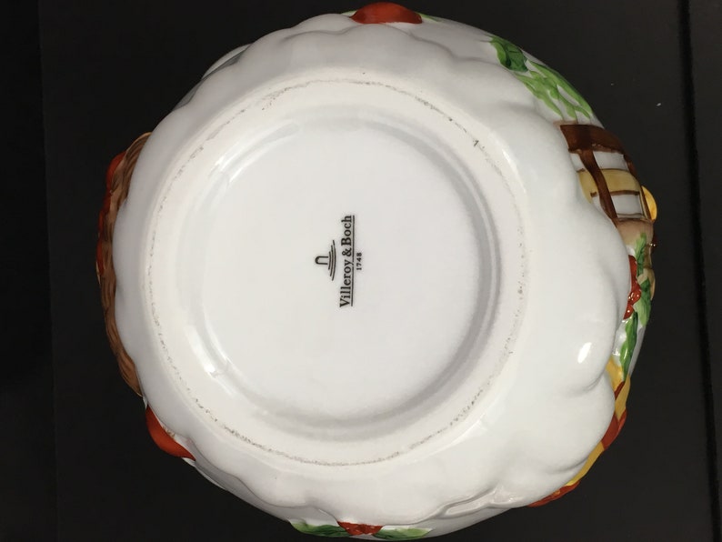 Villeroy and Boch 1980 Christmas Snowman Cookie Jar Retired Etsy