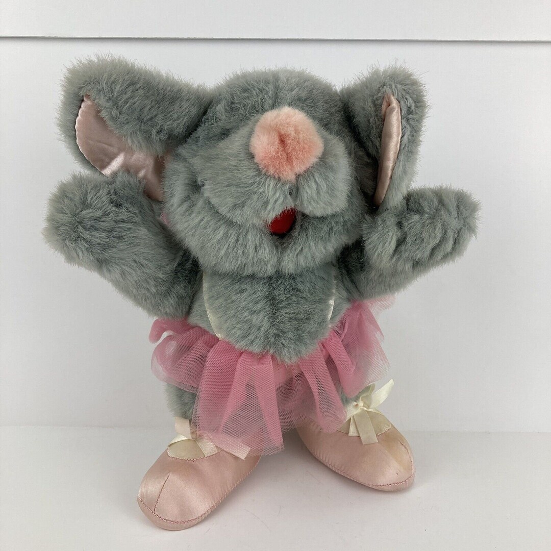Vintage Suzy's Zoo 1988 Tillamook Mouse 11 Plush Ballerina Starshine