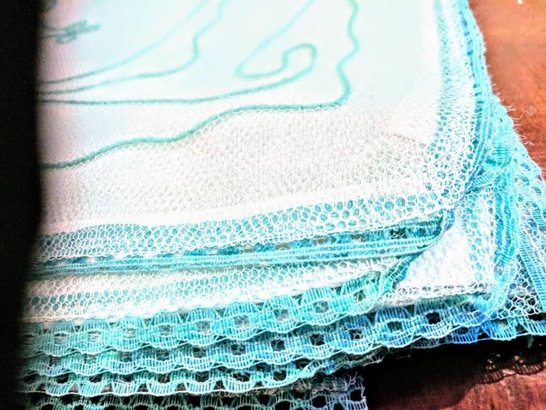 Embroidred Net Material Garment Bags Set Of 12 Etsy