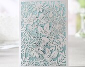 Charming Laser Cut Garden - Wedding Invitation Sample (HB11648)
