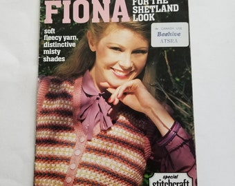 Fiona Shetland look patterns / Patons 228 / Family Sweater knitting patterns