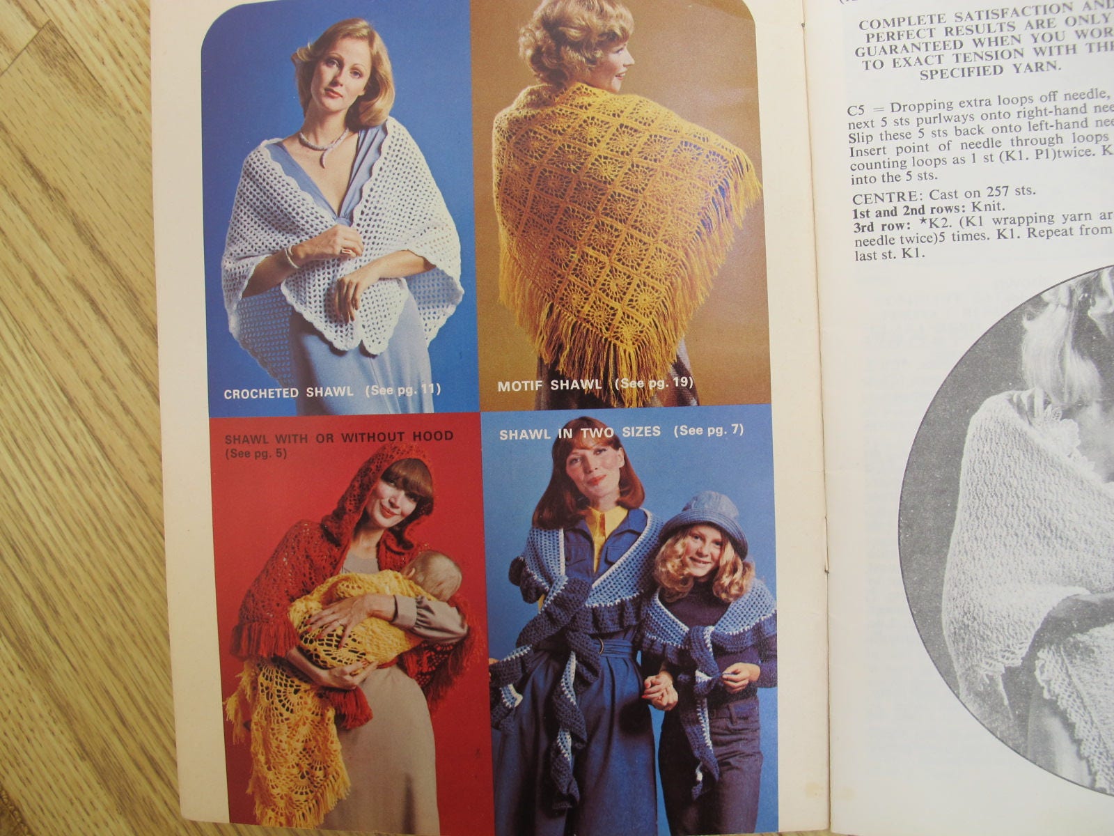 Patons Shawls / Beehive Book No. 405 / Knit and Crochet Shawl - Etsy