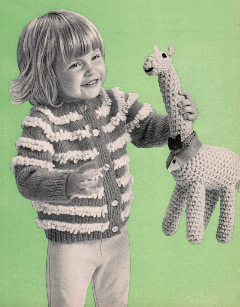 CROCHET PATTERN CHILDRENS GIRAFFE ANIMAL SCARF 44 INCHES LONG PDF